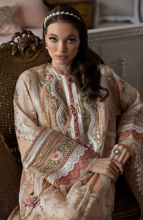 Sobia_Nazir - Luxury Lawn By Sobia Nazir'24 Unstitched 3 Piece Summer Collection - aubranz.com
