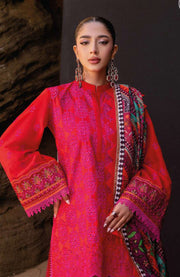 Zainabchottani - Luxury Chikankari Collection'24 By Zainab Chottani Unstitched 3 Piece Summer Collection - aubranz.com
