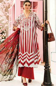 Mariab - MPrint Eid Edit'25 By Maria B Embroidered Lawn Suits Unstitched 3 Piece - Summer Collection - aubranz.com