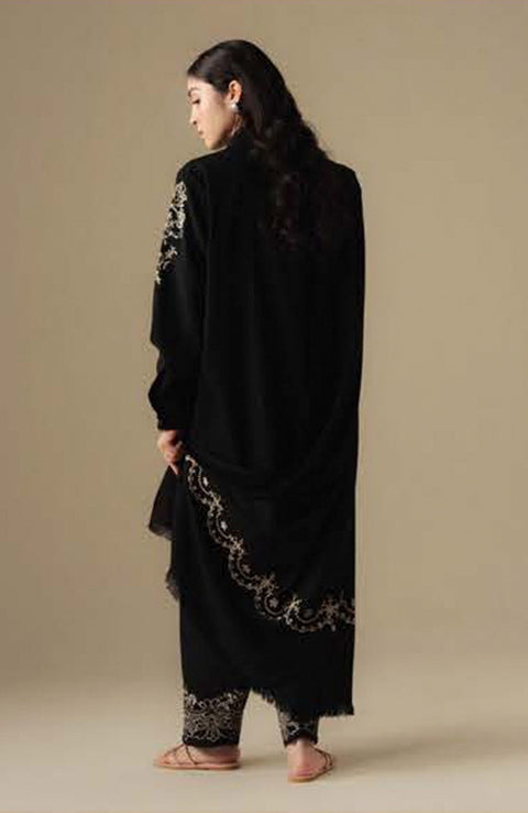 Zara_Shahjahan - COCO WINTER'25 BY ZARA SHAHJAHAN EMBROIDERED KHADDAR SUITS UNSTITCHED 3 PIECE - WINTER COLLECTION - aubranz.com
