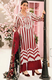 Mariab - MPrint Eid Edit'25 By Maria B Embroidered Lawn Suits Unstitched 3 Piece - Summer Collection - aubranz.com