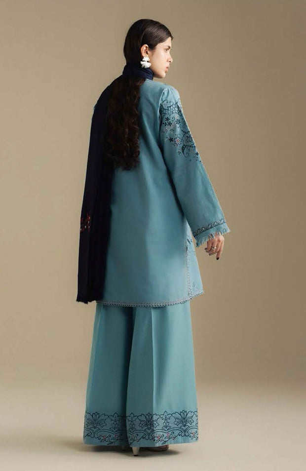 Zara_Shahjahan - COCO WINTER'25 BY ZARA SHAHJAHAN EMBROIDERED KHADDAR SUITS UNSTITCHED 3 PIECE - WINTER COLLECTION - aubranz.com