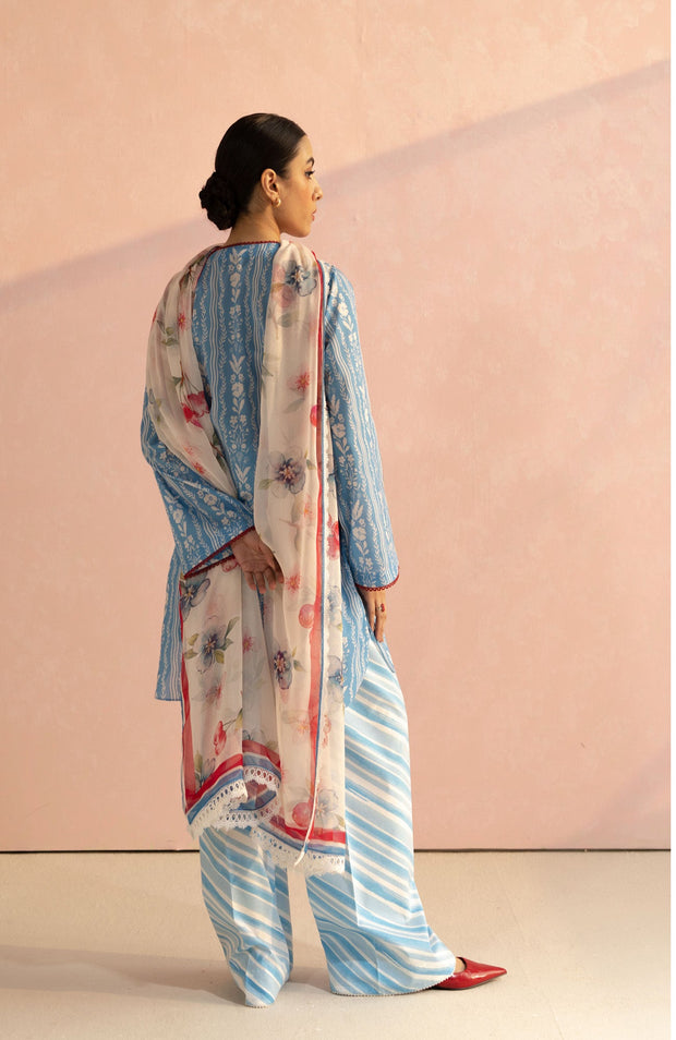 Zara_Shahjahan - Coco Prints'25 by Zara Shahjahan Printed Lawn Suit Unstitched 3 Piece - Summer Collection - aubranz.com