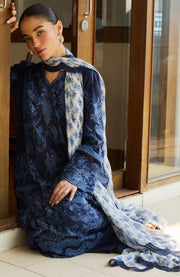 Zara_Shahjahan - Satori Lawn'25 By Zara Shahjahan Embroidered Suits Unstitched 3 Piece - Summer Collection - aubranz.com