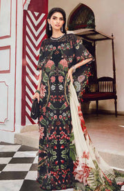 Mariab - M Prints Intermix Fall Edit'25 By Maria B Embroidered Cambric Suits Unstitched 3 Piece - Winter Collection - aubranz.com