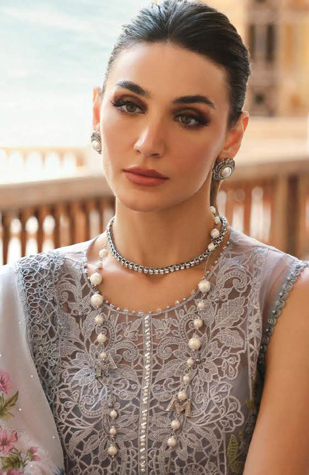 Mariab - Maria B Voyage a'Luxe x Morocco Luxury Lawn'25 Embroidered Suits Unstitched 3 Piece - Summer Collection - aubranz.com