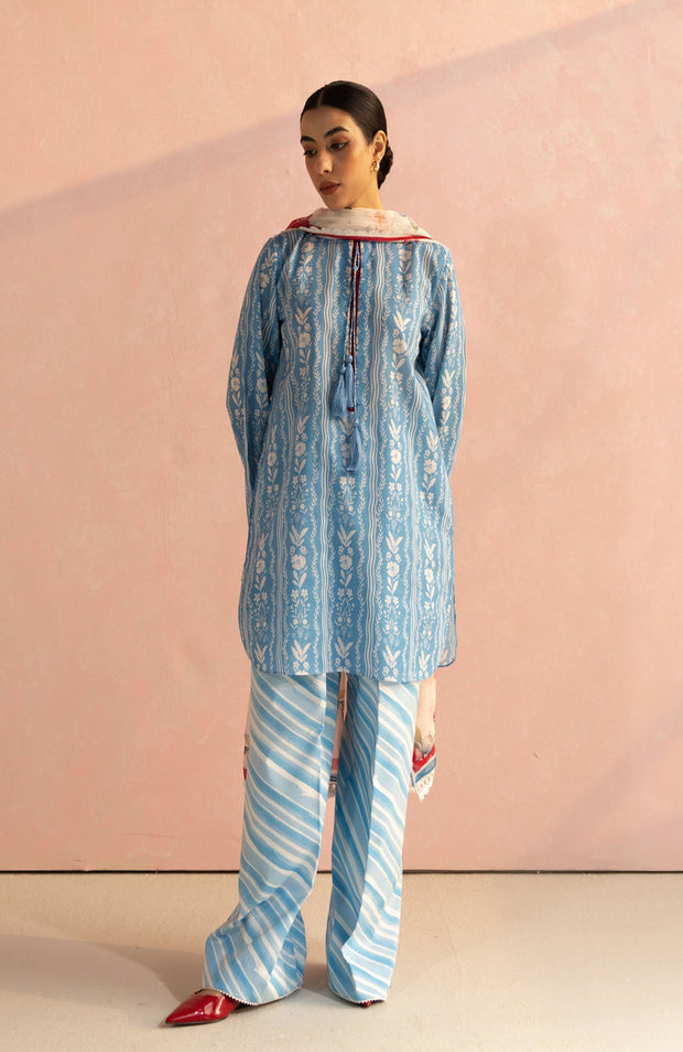 Zara_Shahjahan - Coco Prints'25 by Zara Shahjahan Printed Lawn Suit Unstitched 3 Piece - Summer Collection - aubranz.com