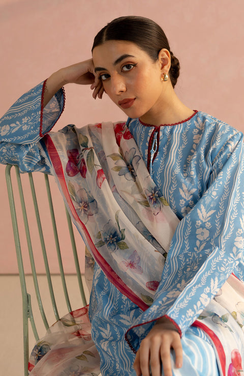 Zara_Shahjahan - Coco Prints'25 by Zara Shahjahan Printed Lawn Suit Unstitched 3 Piece - Summer Collection - aubranz.com