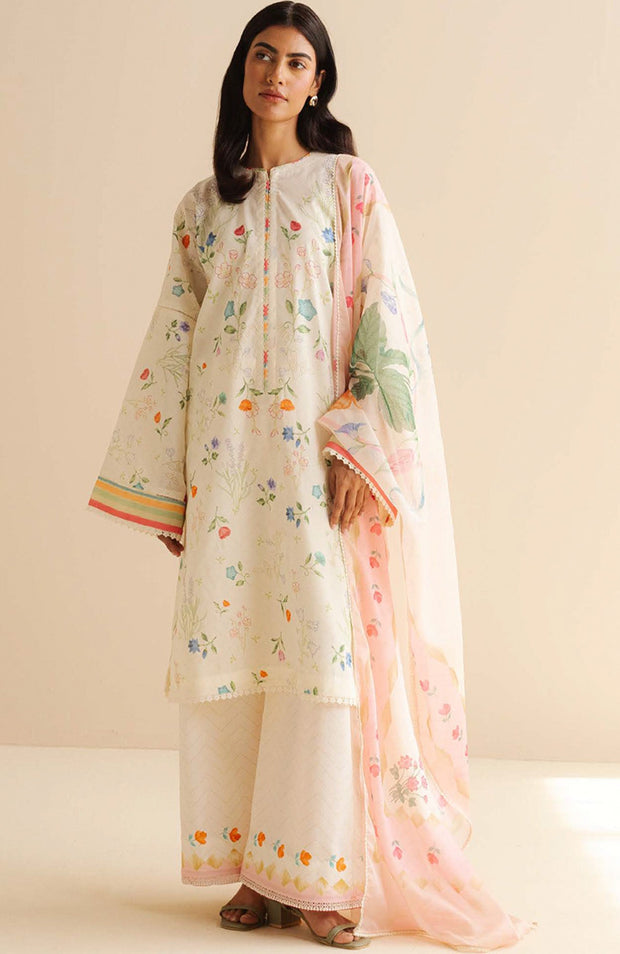 Zara_Shahjahan - Coco Prints Lawn'25 By Zara Shahjahan Printed Lawn suits unstitched 3 piece - Summer Collection - aubranz.com