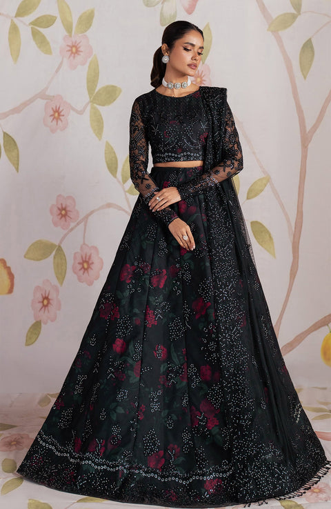 Zarif - SHEHNAI BY ZARIF EMBROIDERED NET SUITS UNSTITCHED 3 PIECE - FORMAL COLLECTION - aubranz.com