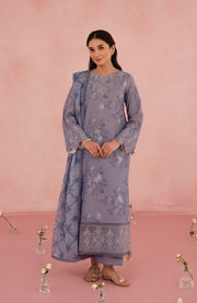 Afrozeh - Floral Charm'25 by Afrozeh Embroidered Lawn Suits Unstitched 3 Piece - Summer Collection - aubranz.com