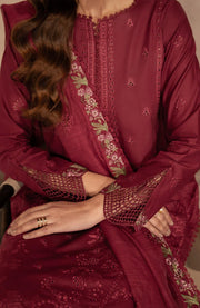 Zarif - Zarif Lawn'25 Embroidered Suits Unstitched 3 Piece - Summer Collection - aubranz.com