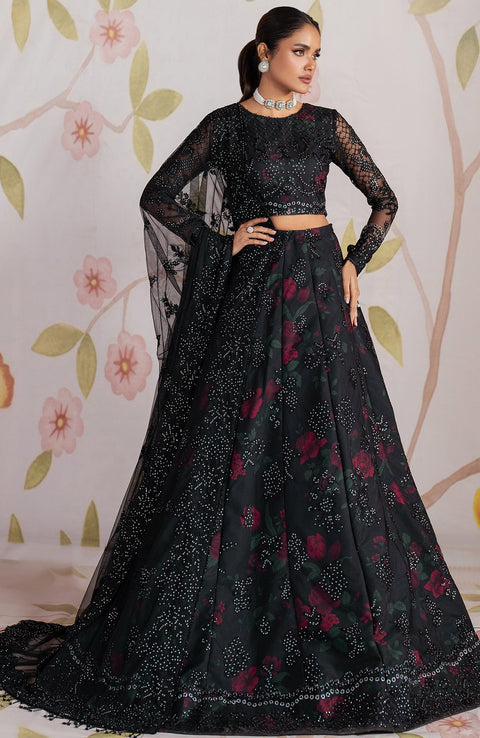 Zarif - SHEHNAI BY ZARIF EMBROIDERED NET SUITS UNSTITCHED 3 PIECE - FORMAL COLLECTION - aubranz.com
