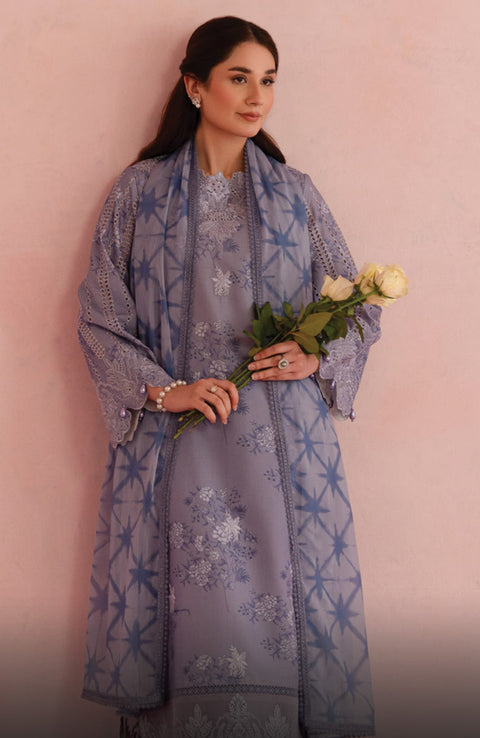 Afrozeh - Floral Charm'25 by Afrozeh Embroidered Lawn Suits Unstitched 3 Piece - Summer Collection - aubranz.com