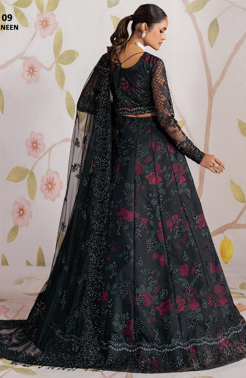 Zarif - SHEHNAI BY ZARIF EMBROIDERED NET SUITS UNSTITCHED 3 PIECE - FORMAL COLLECTION - aubranz.com