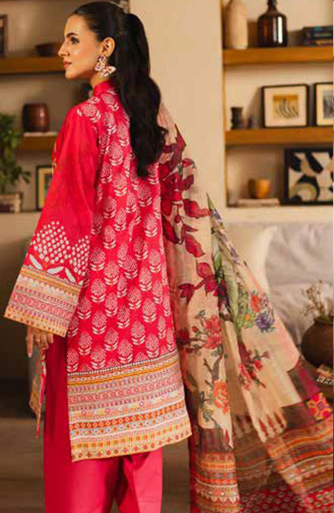 Freesia - Freesia Premium Lawn'25 Embroidered Suits Unstitched 3 Piece - Summer Collection - aubranz.com