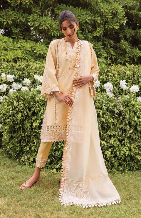 Sadaffawadkhan - Siraa Lawn'24 Vol-II By Sadaf Fawad Khan Lawn Suit Unstitched 3 Piece summer Collection - aubranz.com