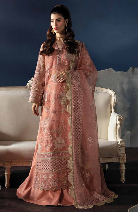 Afrozeh - La Fuchsia Festive'24 By Afrozeh Unstitched 3 Piece Festive Collection - aubranz.com