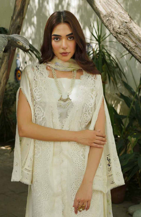 Manara - Manara Luxury Lawn'24 By Manara Lawn Suit Unstitched 3 Piece Summer Collection - aubranz.com