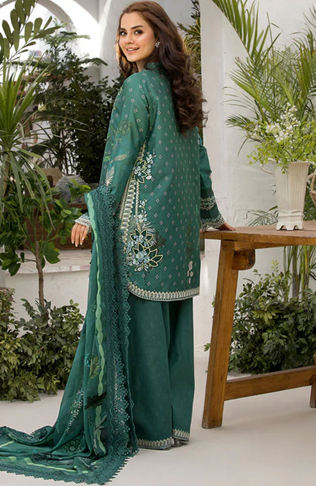 Sobia_Nazir - Sobia Nazir Vital Lawn'25 Embroidered Suits Unstitched 3 Piece - Summer Collection - aubranz.com