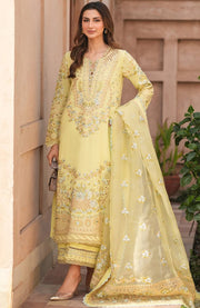 Faizasaqlain - FAIZA SAQLAIN ZINNIA LUXURY LAWN'25 EMBROIDERED SUITS UNSTITCHED 3 PIECE - SUMMER COLLECTION - aubranz.com