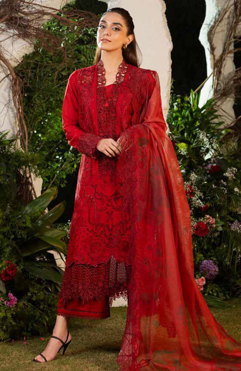 Sobia_Nazir - Sobia Nazir Luxury Lawn'25 Embroidered Suits Unstitched 3 Piece - Summer Collection - aubranz.com