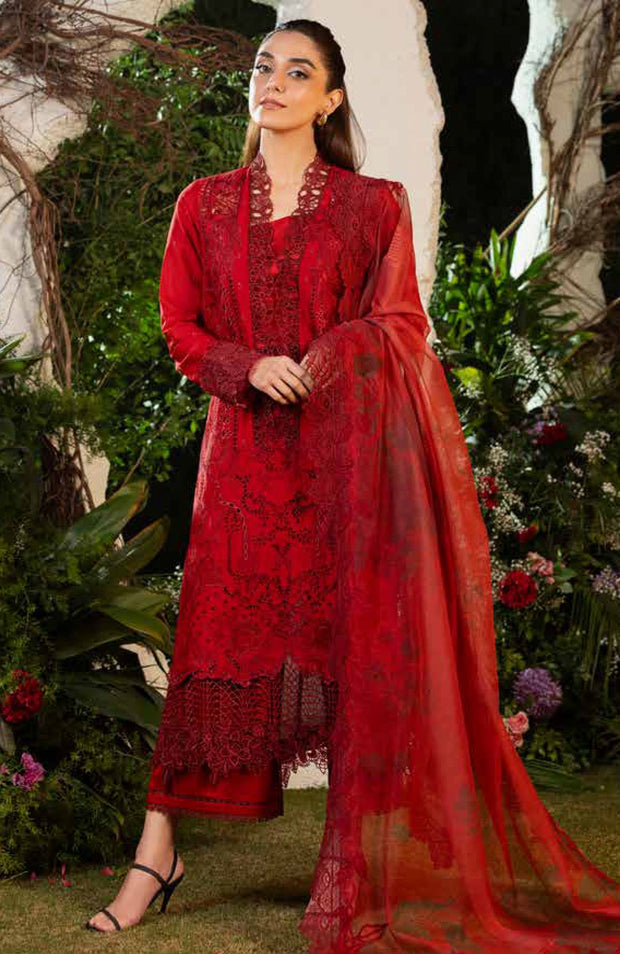 Sobia_Nazir - Sobia Nazir Luxury Lawn'25 Embroidered Suits Unstitched 3 Piece - Summer Collection - aubranz.com