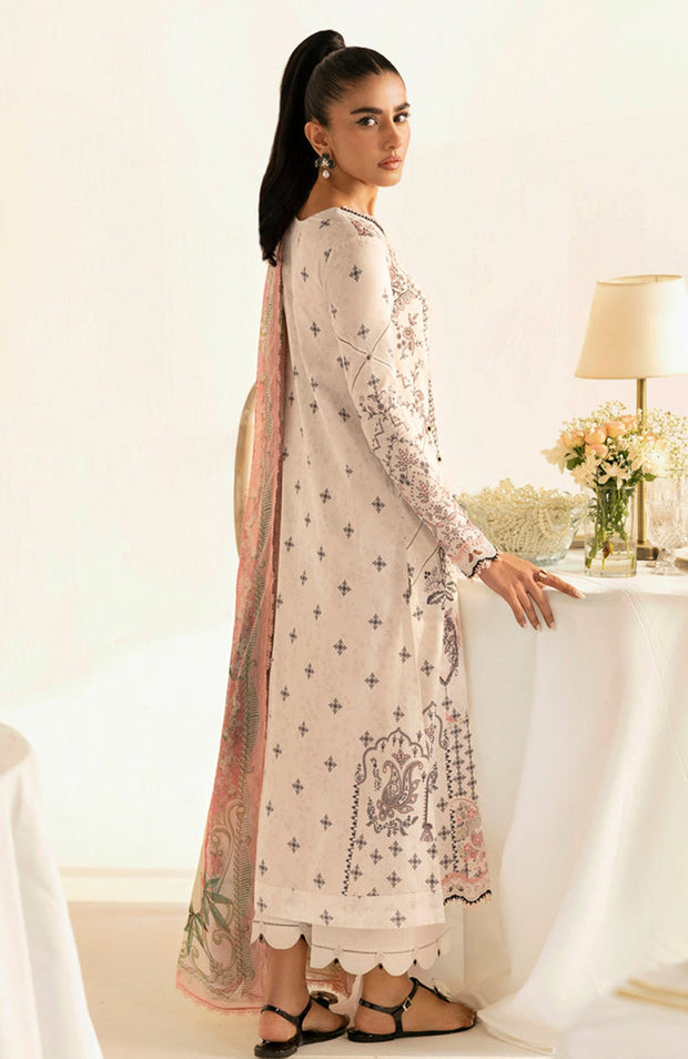 Qalamkar - Qprints by Qalamkar'25 Printed Lawn Suits Unstitched 3 Piece - Summer Collection - aubranz.com
