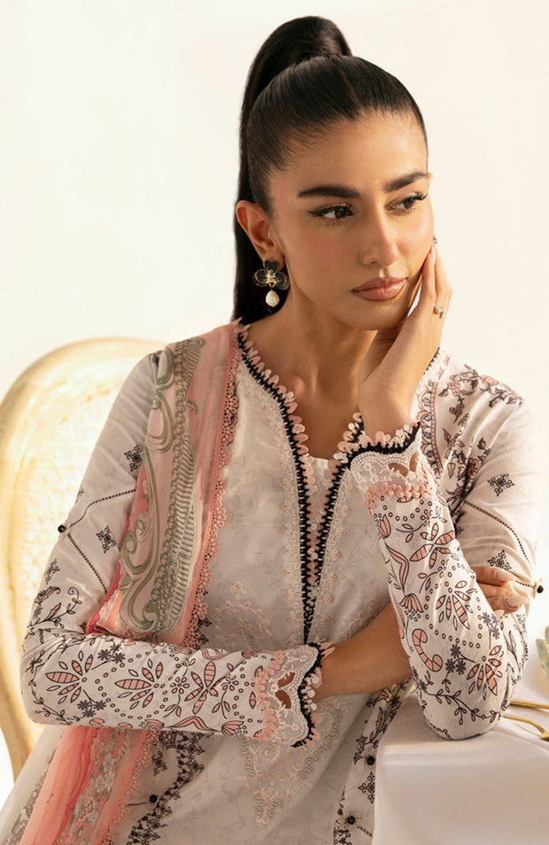 Qalamkar - Qprints by Qalamkar'25 Printed Lawn Suits Unstitched 3 Piece - Summer Collection - aubranz.com