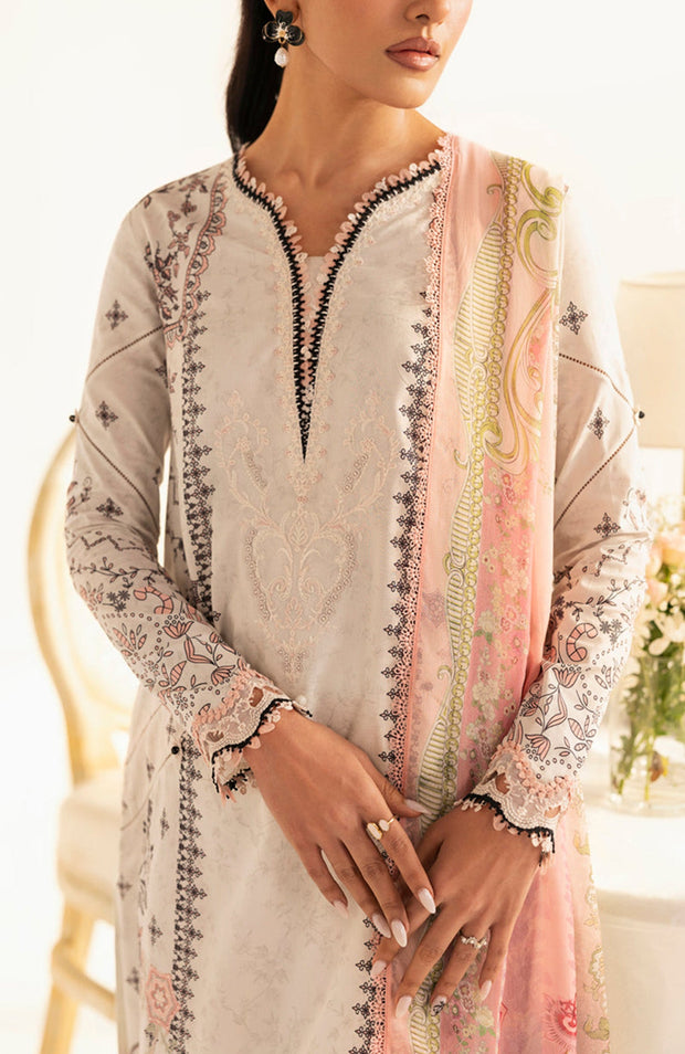 Qalamkar - Qprints by Qalamkar'25 Printed Lawn Suits Unstitched 3 Piece - Summer Collection - aubranz.com