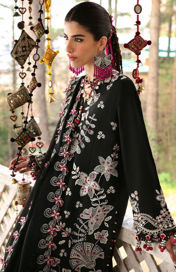 Zaha - Neelum Lawn'25 by Zaha Embroidered Suit Unstitched 3 piece - Summer Collection - aubranz.com