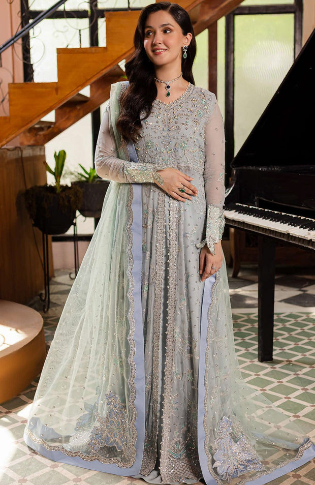 Roheenaz - Naira by Roheenaz Embroidered Chiffon Suit Unstitched 4 Piece -Formals Collection - aubranz.com