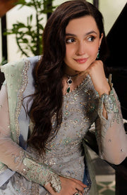 Roheenaz - Naira by Roheenaz Embroidered Chiffon Suit Unstitched 4 Piece -Formals Collection - aubranz.com