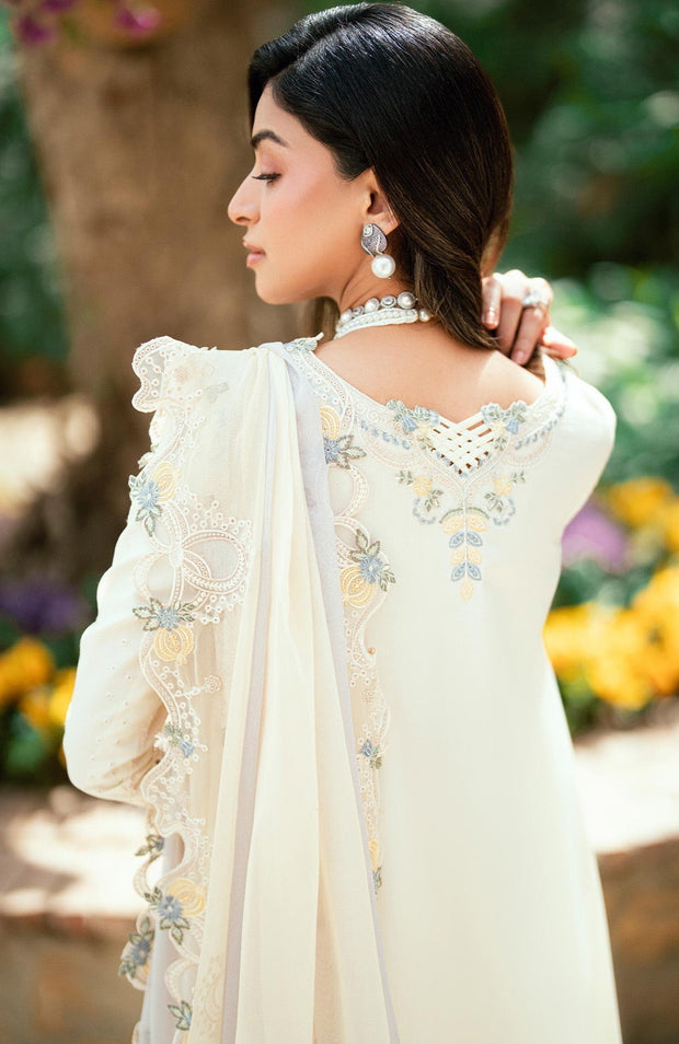 Qalamkar - Luxury Lawn Eid Edit'25 By Qalamkar Embroidered Suits Unstitched 3 Piece - Summer Collection - aubranz.com