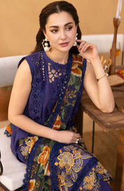 Saira_Rizwan - Saira Rizwan Luxury Lawn'25 Embroidered Suits unstitched 3 Piece - Summer Collection - aubranz.com