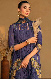 Saira_Rizwan - Saira Rizwan Luxury Lawn'25 Embroidered Suits unstitched 3 Piece - Summer Collection - aubranz.com