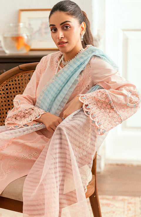 Qalamkar - Luxury Lawn Eid Edit'25 By Qalamkar Embroidered Suits Unstitched 3 Piece - Summer Collection - aubranz.com