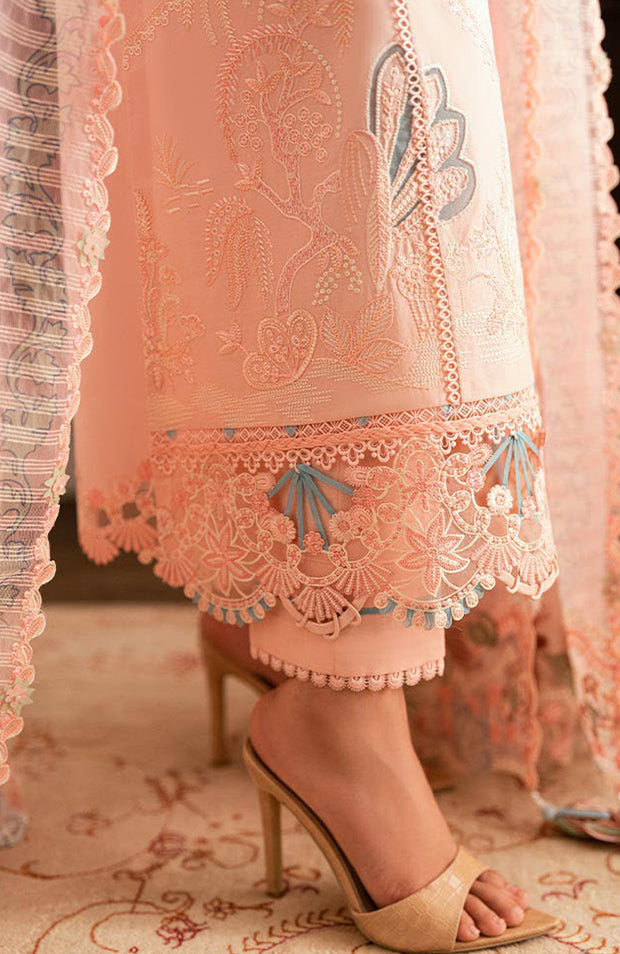 Qalamkar - Luxury Lawn Eid Edit'25 By Qalamkar Embroidered Suits Unstitched 3 Piece - Summer Collection - aubranz.com