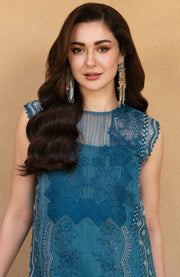 Saira_Rizwan - Saira Rizwan Luxury Lawn'25 Embroidered Suits unstitched 3 Piece - Summer Collection - aubranz.com