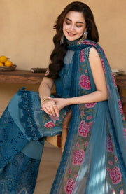 Saira_Rizwan - Saira Rizwan Luxury Lawn'25 Embroidered Suits unstitched 3 Piece - Summer Collection - aubranz.com