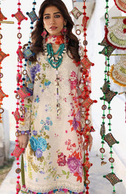 Zaha - Neelum Lawn'25 by Zaha Embroidered Suit Unstitched 3 piece - Summer Collection - aubranz.com