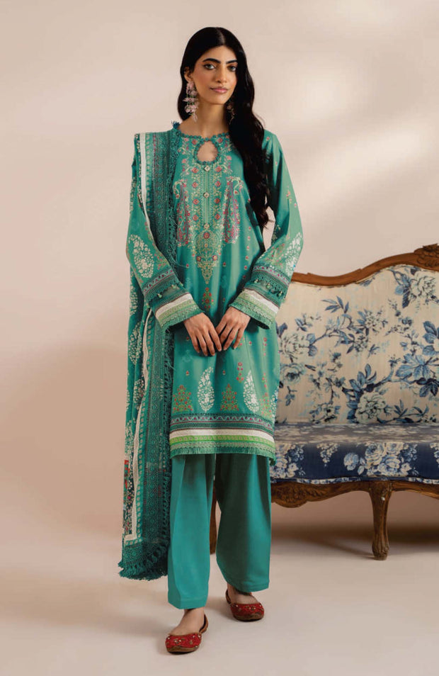 Mausummery - Mausummery Printed Linen'25 Unstitched 3 Piece - Winter Collection - aubranz.com