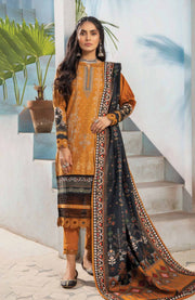 Mausummery - Mausummery Printed Khaddar'25 Unstitched 3 Piece - Winter Collection - aubranz.com