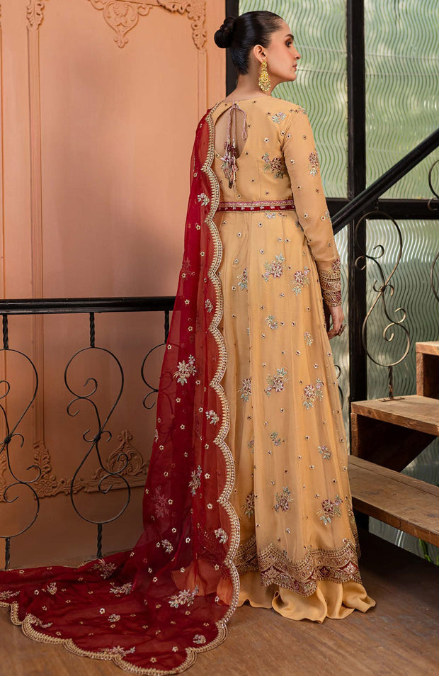 Roheenaz - Naira by Roheenaz Embroidered Chiffon Suit Unstitched 4 Piece -Formals Collection - aubranz.com