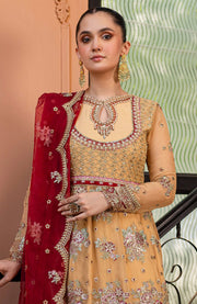 Roheenaz - Naira by Roheenaz Embroidered Chiffon Suit Unstitched 4 Piece -Formals Collection - aubranz.com