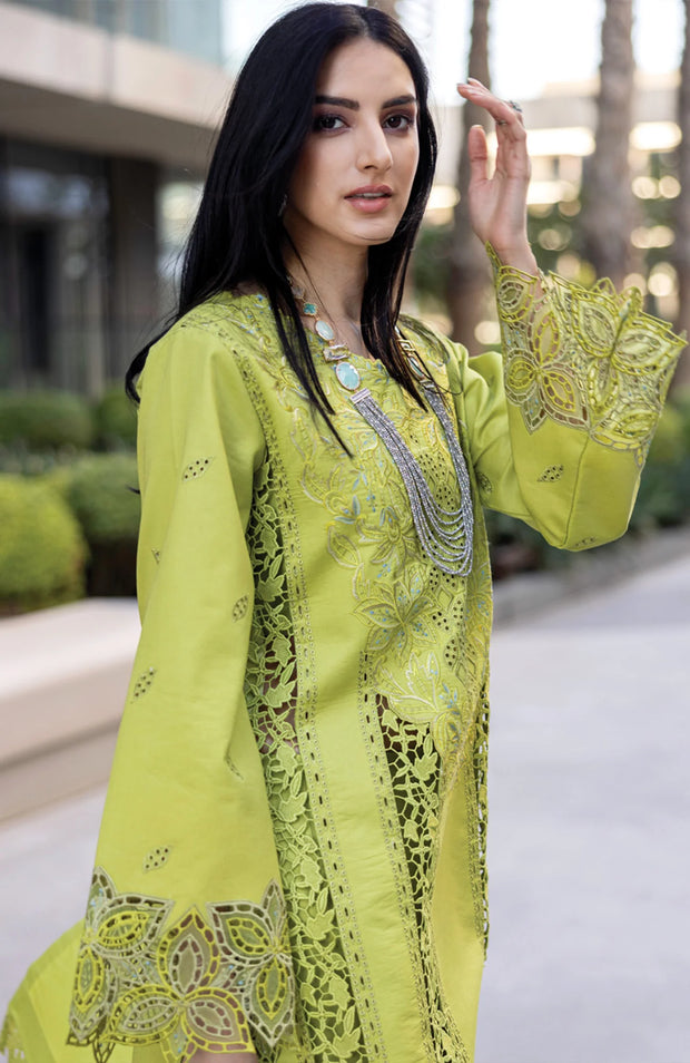 SUMMER COLLECTIONS SKU#RR11 CARNATION LAWN'25 BY RANG RASIYA EMBROIDERED SUITS UNSTITCHED 3 PIECE -