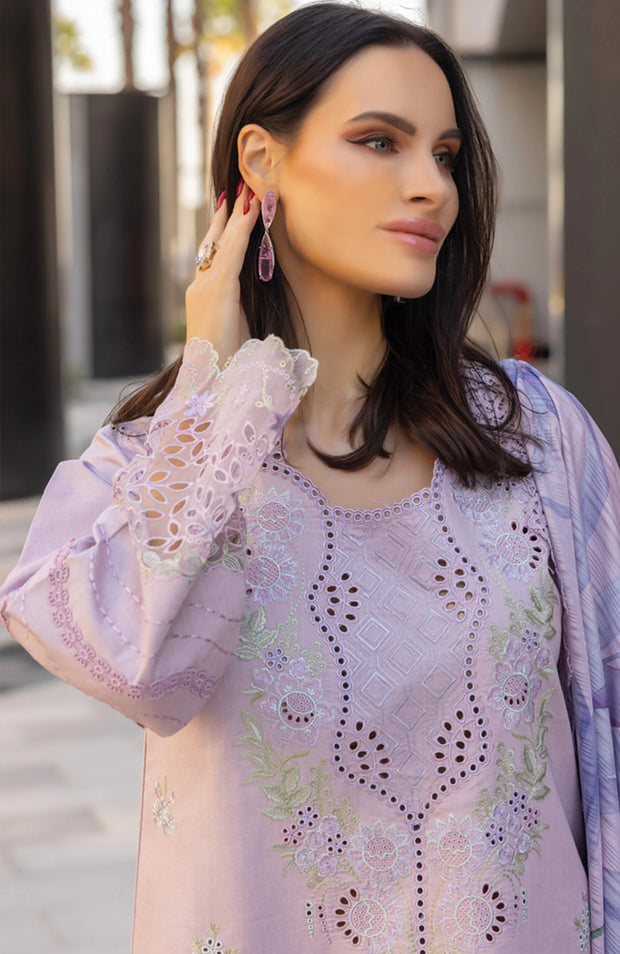 SKU#RR2 CARNATION LAWN'25 BY RANG RASIYA EMBROIDERED SUITS UNSTITCHED 3 PIECE - SUMMER COLLECTION