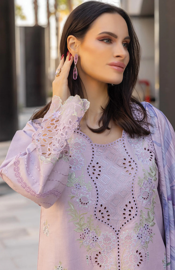 SKU#RR2 CARNATION LAWN'25 BY RANG RASIYA EMBROIDERED SUITS UNSTITCHED 3 PIECE - SUMMER COLLECTION
