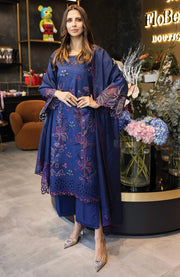 SKU#RR12 –CARNATION LAWN'25 BY RANG RASIYA EMBROIDERED SUITS UNSTITCHED 3 PIECE - SUMMER COLLECTION