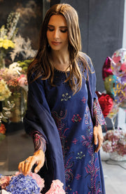 SKU#RR12 –CARNATION LAWN'25 BY RANG RASIYA EMBROIDERED SUITS UNSTITCHED 3 PIECE - SUMMER COLLECTION
